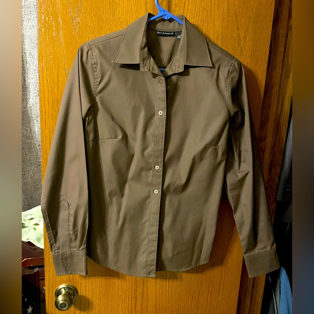 Bay Studio, Womens Button down shirt, Size Small